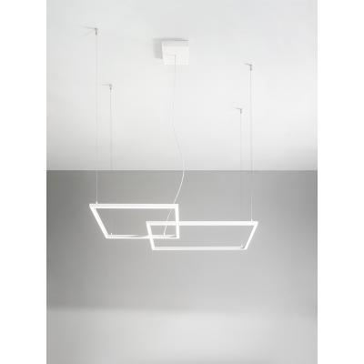SOSPENSIONE IN ALLUMINIO COLORE BIANCO